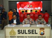 Polda Sulsel Gelar Press Release Penanganan Kasus Penembakan dan Pembakaran Rumah di Makassar