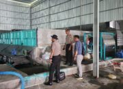 Kabag SDM Polres Jeneponto Tinjau Pabrik pengelolaan Pabrik dan pengeringan jagung pipil dan Gabah