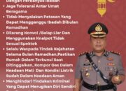 Menjelang Bulan Suci Ramadhan 1447 H/2026 M Polres Jeneponto Berikan Imbauan Kamtibmas