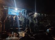 Memperkuat Keamanan Wilayah, Koramil 1409-03/Bontomarannu Gelar Patroli Gabungan di Pattallassang