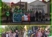 Kasiwas dan KA SPKT Polres Maros Bagikan Takjil kepada Pengguna Ojol, Libatkan Ormas kiwal Garuda Hitam