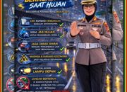 Satlantas Polrestabes Makassar Imbau Pengendara Lebih Waspada Saat Musim Hujan