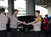 Kapolres Maros Dampingi Kapolda Sulsel Tinjau Pos Pelayanan Bandara Sultan Hasanuddin, Pantau Arus Mudik Jalur Udara