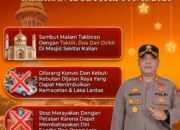 Imbauan Kamtibmas Kapolres Jeneponto: Sambut Takbiran dengan Takbir dan Doa, Tinggalkan Konvoi serta Petasan