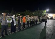 Apel Pengamanan Malam Takbiran, Wakapolres Jeneponto Tekankan Tugas Humanis