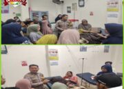 Bhabinkamtibmas Desa Rumbia Kunjungi Keluarga Korban Tersambar Petir, Kapolsek: Ini Bentuk Keprihatinan