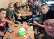 Kebersamaan Sesama Anggota Tim Elang Kodim 1408 Makassar di Warkop Sudut