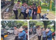 Aksi Sigap Personel Polres Maros Beri Pertolongan Korban Lakalantas di Turikale