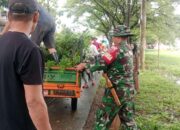 Babinsa Kodim 1409/Gowa Pimpin kegiatan Karya Bakti di Pasar Rappokaleleng