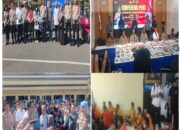 Polda Sulsel Ungkap 148 Laporan Polisi dan di Amankan 176 Tersangka Selama Empat Bulan Terakhir, yang diadakan di polrstabes Makassar
